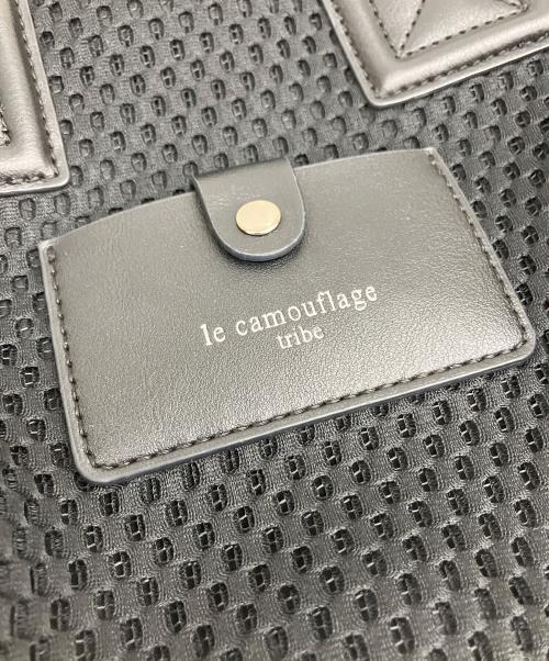 Le camouflage tribe（ル カムフラージュ トライブ）Le camouflage tribe (ル カムフラージュ トライブ) 2WAYミニトートバッグ ブラックの古着・服飾アイテム