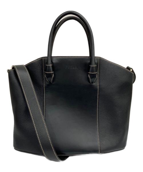 FURLA（フルラ）FURLA (フルラ) 2WAYトートバッグ ブラックの古着・服飾アイテム
