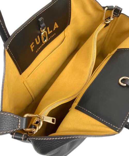 FURLA（フルラ）FURLA (フルラ) 2WAYトートバッグ ブラックの古着・服飾アイテム