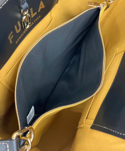 FURLA（フルラ）FURLA (フルラ) 2WAYトートバッグ ブラックの古着・服飾アイテム