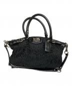 COACHコーチ）の古着「2WAYバッグ」｜ブラック