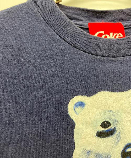 COKE（コーク）COKE (コーク) 90sプリントTシャツ ネイビー サイズ:Mの古着・服飾アイテム