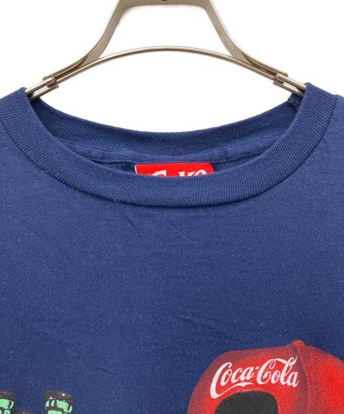 COKE（コーク）COKE (コーク) 90sプリントTシャツ ネイビー サイズ:Lの古着・服飾アイテム