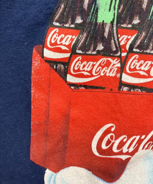 COKE（コーク）COKE (コーク) 90sプリントTシャツ ネイビー サイズ:Lの古着・服飾アイテム