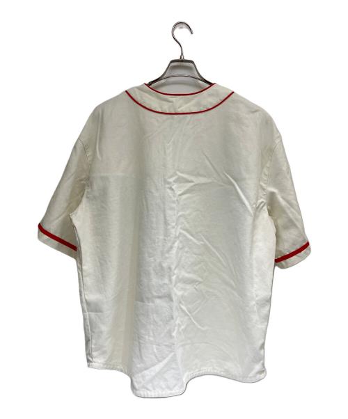 NIKE（ナイキ）NIKE (ナイキ) ベースボールシャツ ベージュ サイズ:Lの古着・服飾アイテム