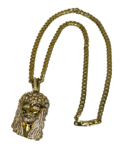 King Ice（キングアイス）KING ICE (キングアイス) ネックレス Biggie Jesus Necklace ゴールドの古着・服飾アイテム