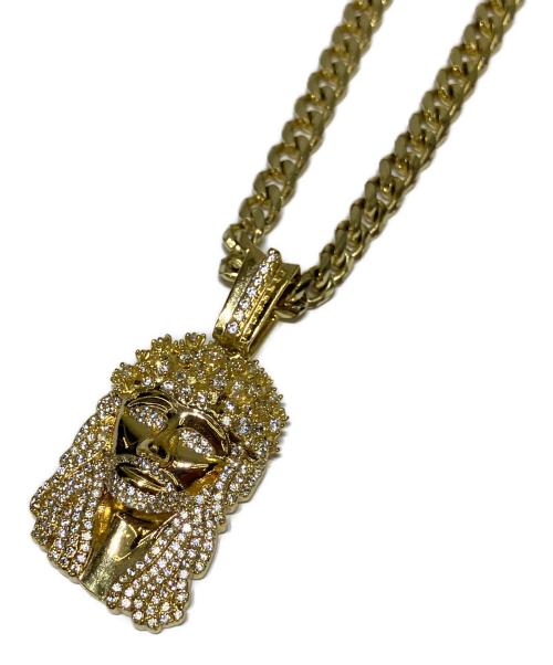 King Ice（キングアイス）KING ICE (キングアイス) ネックレス Biggie Jesus Necklace ゴールドの古着・服飾アイテム