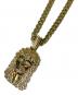 KING ICE（キングアイス）の古着「ネックレス Biggie Jesus Necklace」｜ゴールド