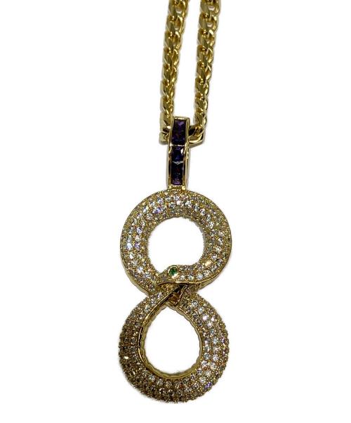 King Ice（キングアイス）KING ICE (キングアイス) ネックレス BLACK MAMBA OUROBOROS NECKLACE ゴールドの古着・服飾アイテム