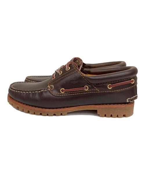 Timberland（ティンバーランド）Timberland (ティンバーランド) デッキシューズ 3 EYE HANDSEWN ブラウン サイズ:25の古着・服飾アイテム