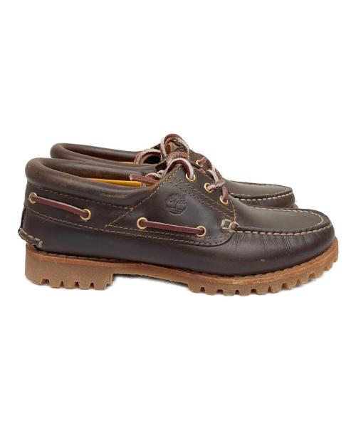 Timberland（ティンバーランド）Timberland (ティンバーランド) デッキシューズ 3 EYE HANDSEWN ブラウン サイズ:25の古着・服飾アイテム