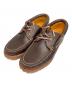 Timberland（ティンバーランド）の古着「デッキシューズ 3 EYE HANDSEWN」｜ブラウン