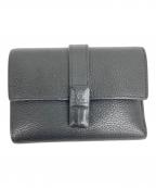 LOEWEロエベ）の古着「3つ折り財布」｜ブラック