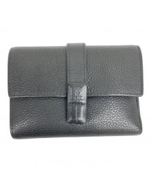 LOEWE（ロエベ）の古着「3つ折り財布」｜ブラック