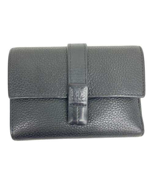 LOEWE（ロエベ）LOEWE (ロエベ) 3つ折り財布 ブラックの古着・服飾アイテム