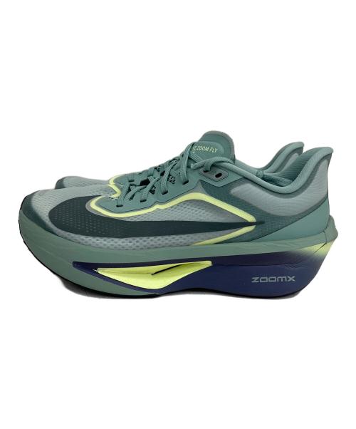 NIKE（ナイキ）NIKE (ナイキ) ランニングシューズ ZOOM FLY6 グリーン×イエロー×ネイビー サイズ:27の古着・服飾アイテム