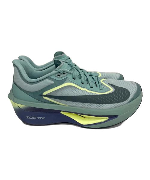 NIKE（ナイキ）NIKE (ナイキ) ランニングシューズ ZOOM FLY6 グリーン×イエロー×ネイビー サイズ:27の古着・服飾アイテム