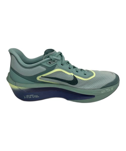 NIKE（ナイキ）NIKE (ナイキ) ランニングシューズ ZOOM FLY6 グリーン×イエロー×ネイビー サイズ:27の古着・服飾アイテム