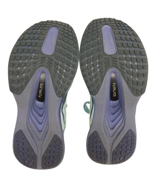 NIKE（ナイキ）NIKE (ナイキ) ランニングシューズ ZOOM FLY6 グリーン×イエロー×ネイビー サイズ:27の古着・服飾アイテム