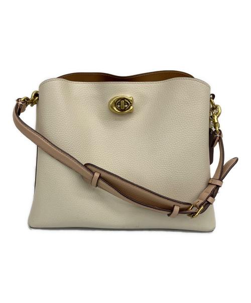 COACH（コーチ）COACH (コーチ) ウイロウショルダーバッグ アイボリーの古着・服飾アイテム
