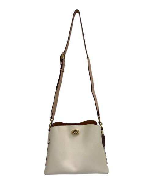 COACH（コーチ）COACH (コーチ) ウイロウショルダーバッグ アイボリーの古着・服飾アイテム