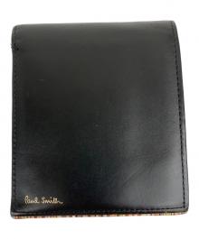 PAUL SMITH（ポールスミス）の古着「2つ折り財布」｜ブラック