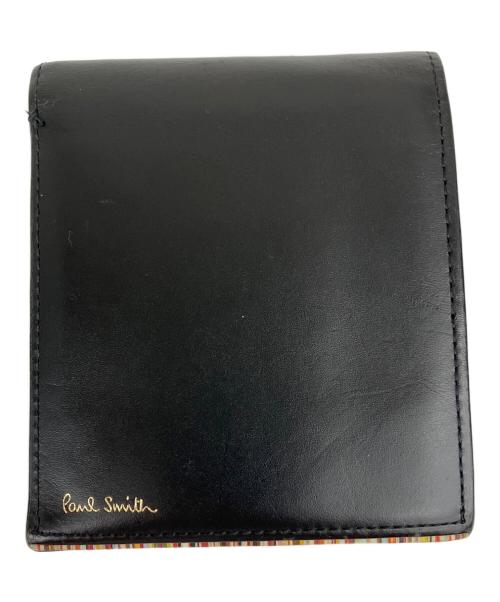 PAUL SMITH（ポールスミス）PAUL SMITH (ポールスミス) 2つ折り財布 ブラックの古着・服飾アイテム