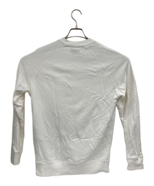 maison kitsune（メゾンキツネ）MAISON KITSUNE (メゾンキツネ) Chillax Fox Patch Classic Sweatshirt ホワイト サイズ:Sの古着・服飾アイテム