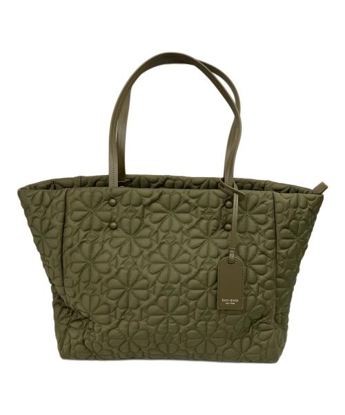 Kate Spade（ケイトスペード）Kate Spade (ケイトスペード) ティリー キルテッド ミディアム トート グリーンの古着・服飾アイテム