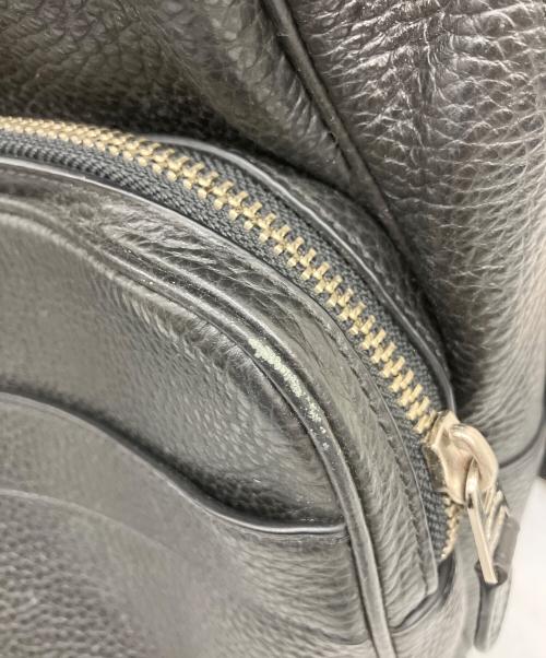 COACH（コーチ）COACH (コーチ) レザーバックパック ブラックの古着・服飾アイテム