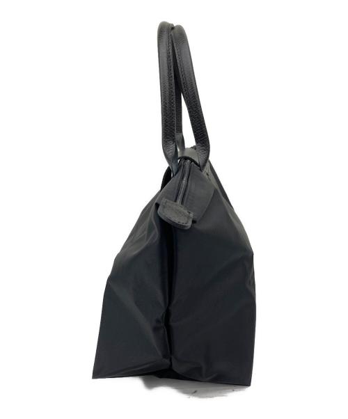 LONGCHAMP（ロンシャン）LONGCHAMP (ロンシャン) ワン L トップハンドルバッグ ルプリアージュ ブラックの古着・服飾アイテム