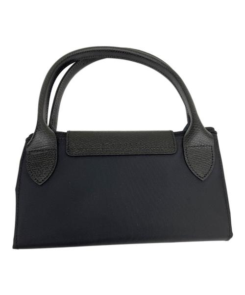 LONGCHAMP（ロンシャン）LONGCHAMP (ロンシャン) ワン L トップハンドルバッグ ルプリアージュ ブラックの古着・服飾アイテム