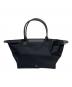 LONGCHAMP (ロンシャン) ワン L トップハンドルバッグ ルプリアージュ ブラック：12000円