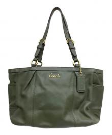 COACH（コーチ）の古着「ハンドバッグ」｜グリーン