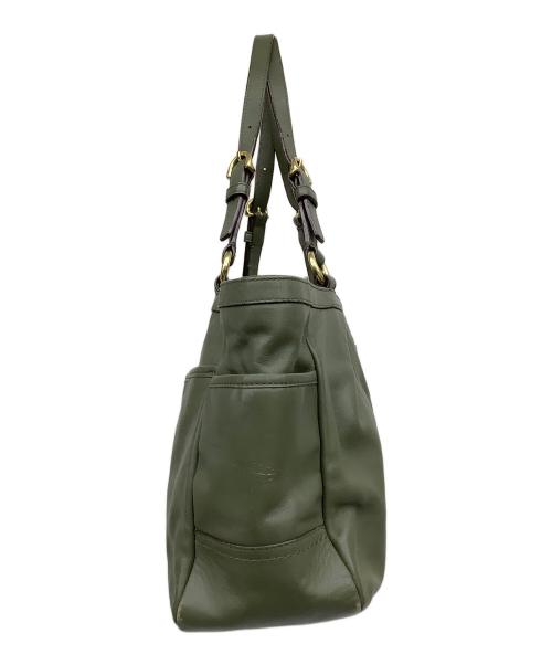 COACH（コーチ）COACH (コーチ) ハンドバッグ グリーンの古着・服飾アイテム