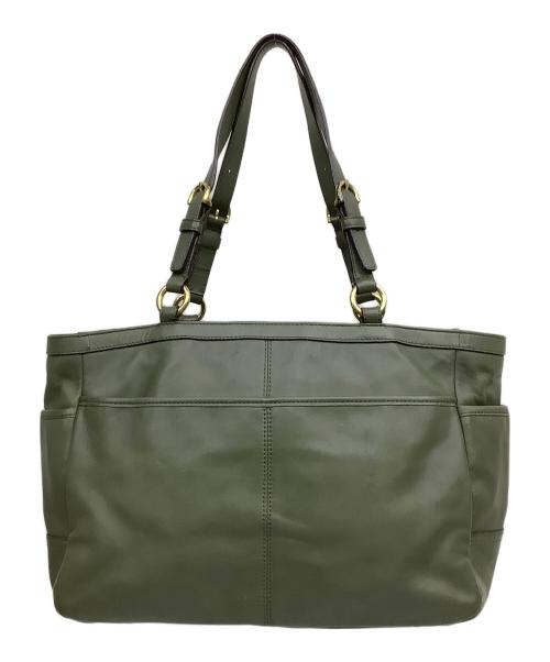 COACH（コーチ）COACH (コーチ) ハンドバッグ グリーンの古着・服飾アイテム