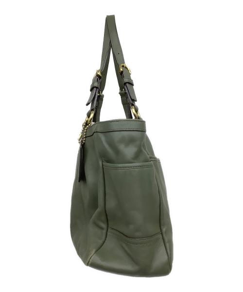 COACH（コーチ）COACH (コーチ) ハンドバッグ グリーンの古着・服飾アイテム