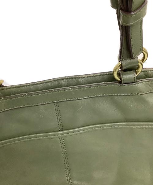 COACH（コーチ）COACH (コーチ) ハンドバッグ グリーンの古着・服飾アイテム