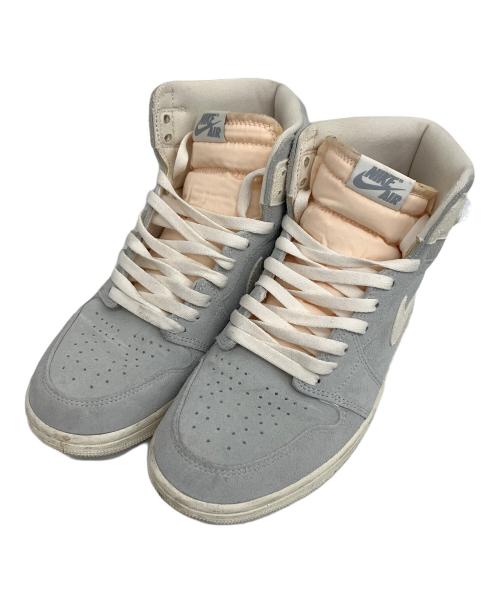 NIKE（ナイキ）NIKE (ナイキ) Air Jordan 1 High OG Craft Ivory（エアジョーダン1 ハイ OG クラフト） ライトグレー×アイボリー サイズ:27.5の古着・服飾アイテム