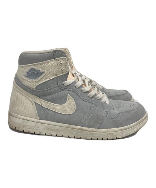 NIKE（ナイキ）NIKE (ナイキ) Air Jordan 1 High OG Craft Ivory（エアジョーダン1 ハイ OG クラフト） ライトグレー×アイボリー サイズ:27.5の古着・服飾アイテム