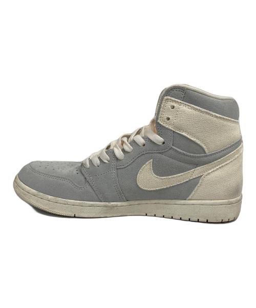 NIKE（ナイキ）NIKE (ナイキ) Air Jordan 1 High OG Craft Ivory（エアジョーダン1 ハイ OG クラフト） ライトグレー×アイボリー サイズ:27.5の古着・服飾アイテム