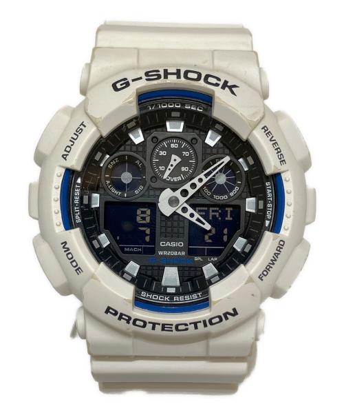 G-SHOCK（ジーショック）G-SHOCK (ジーショック) デジアナウォッチ G-SHOCK GA-100B ホワイトの古着・服飾アイテム