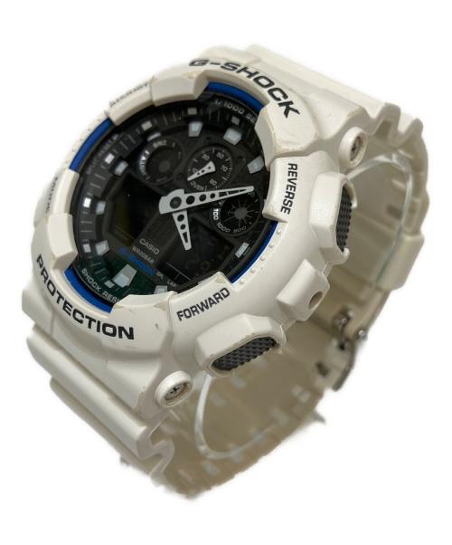 G-SHOCK（ジーショック）G-SHOCK (ジーショック) デジアナウォッチ G-SHOCK GA-100B ホワイトの古着・服飾アイテム