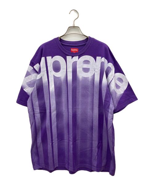 SUPREME（シュプリーム）Supreme (シュプリーム) 半袖カットソー Bleed Logo S/S Top パープル サイズ:Lの古着・服飾アイテム