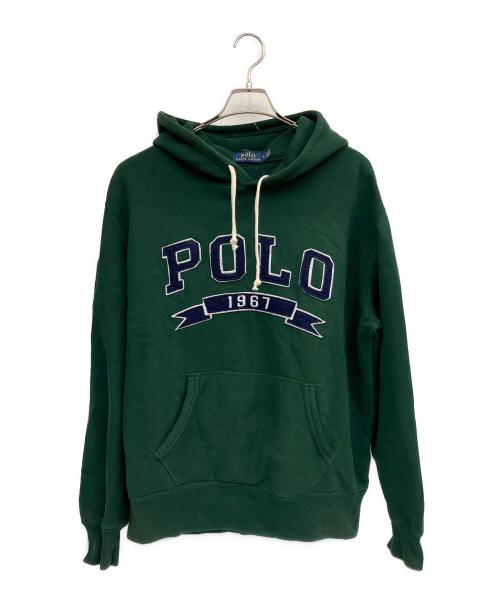 POLO RALPH LAUREN（ポロ・ラルフローレン）POLO RALPH LAUREN (ポロ・ラルフローレン) パーカー グリーン サイズ:Lの古着・服飾アイテム