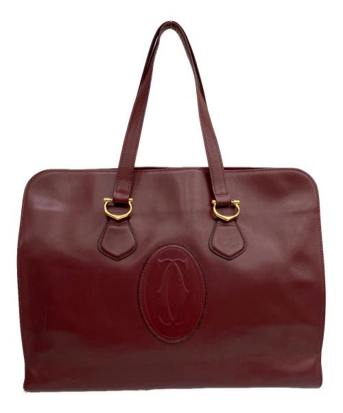 Cartier（カルティエ）Cartier (カルティエ) トートバッグ ボルドーの古着・服飾アイテム