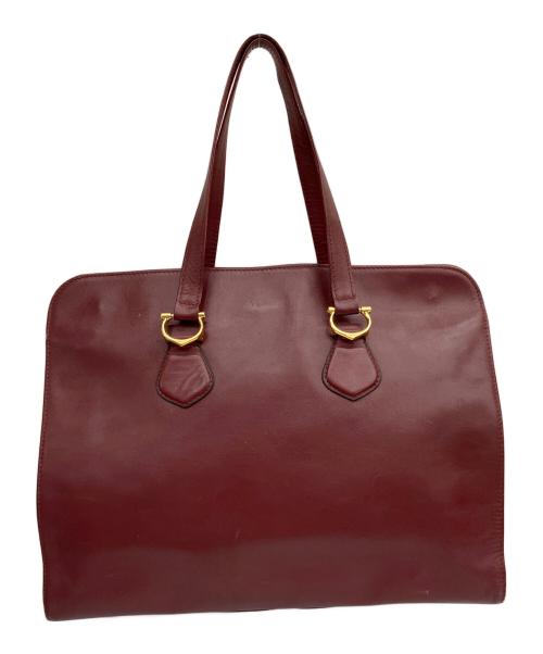 Cartier（カルティエ）Cartier (カルティエ) トートバッグ ボルドーの古着・服飾アイテム