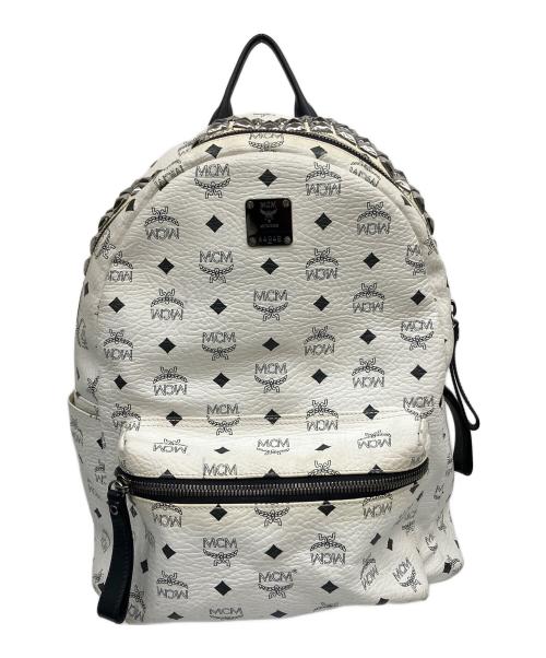 MCM（エムシーエム）MCM (エムシーエム) リュック ホワイトの古着・服飾アイテム