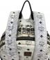 中古・古着 MCM (エムシーエム) リュック ホワイト：14000円