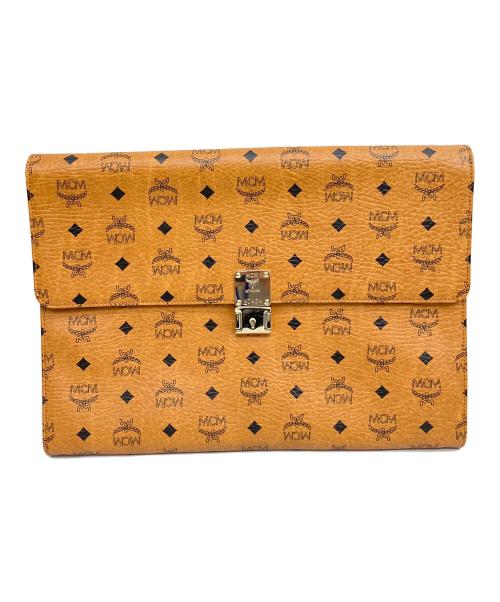 MCM（エムシーエム）MCM (エムシーエム) クラッチバッグ ブラウンの古着・服飾アイテム